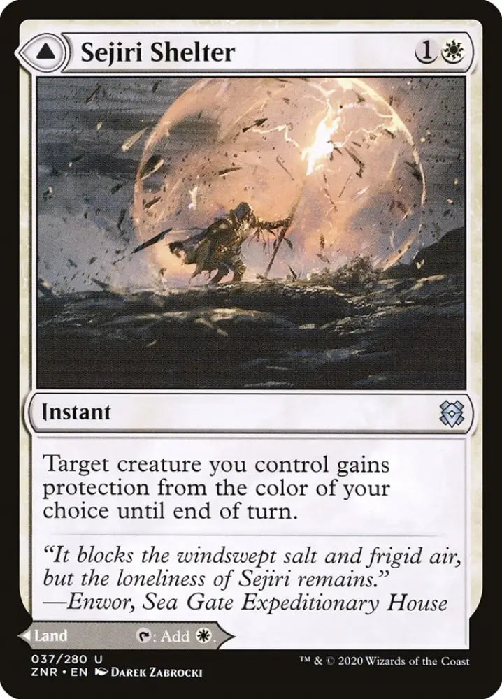 Sejiri Shelter // Sejiri Glacier [Zendikar Rising] - MTG Single