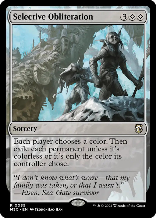 Selective Obliteration (Ripple Foil) [Modern Horizons 3 Commander] - MTG Single