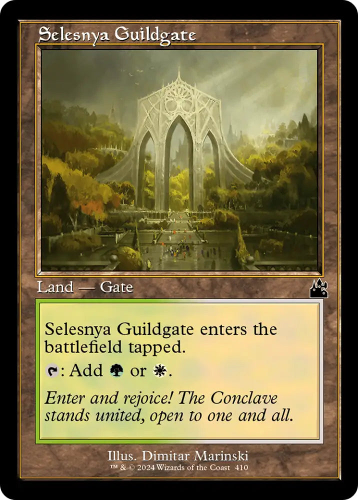 Selesnya Guildgate (Retro Frame) [Ravnica Remastered] - MTG Single