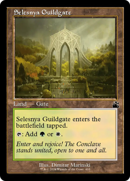 Selesnya Guildgate (Retro Frame) [Ravnica Remastered] - MTG Single