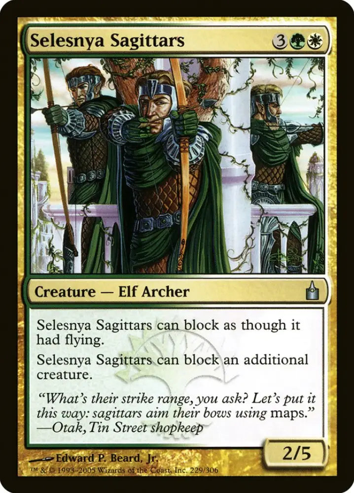 Selesnya Sagittars [Ravnica: City of Guilds] - MTG Single