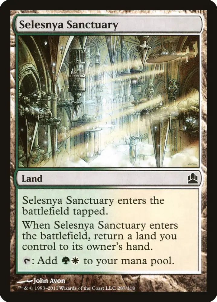Selesnya Sanctuary [Commander 2011] - MTG Single