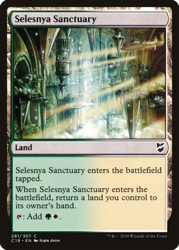 Selesnya Sanctuary [Commander 2018] - MTG Single