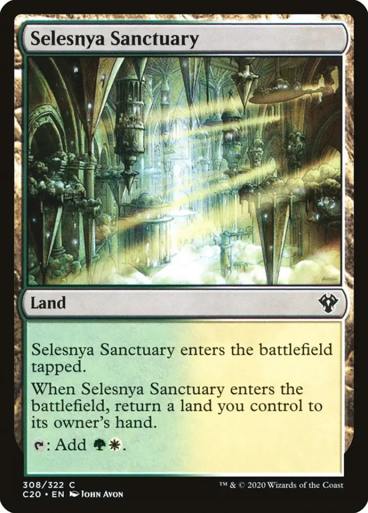Selesnya Sanctuary [Commander 2020] - MTG Single