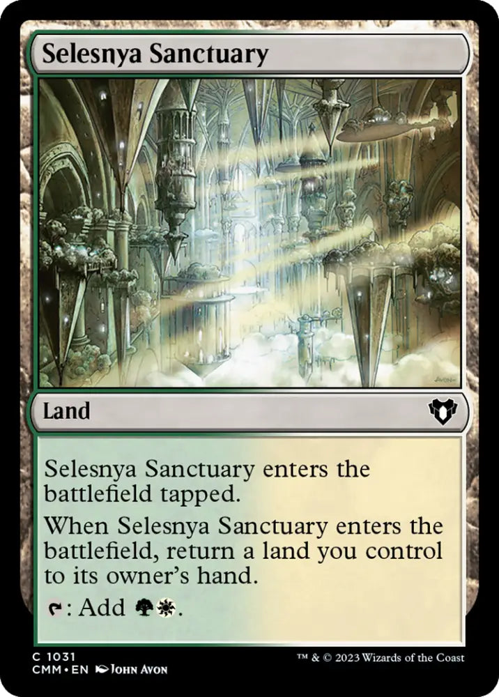Selesnya Sanctuary [Commander Masters] - MTG Single