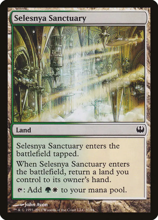 Selesnya Sanctuary [Duel Decks: Knights vs. Dragons] - MTG Single