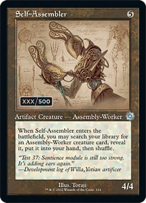 Self-Assembler (Retro Schematic) (Serialized) [The Brothers’ War Retro Artifacts] - MTG Single
