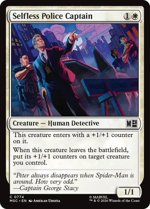 Selfless Police Captain (774) [Marvel Super Heroes Commander]