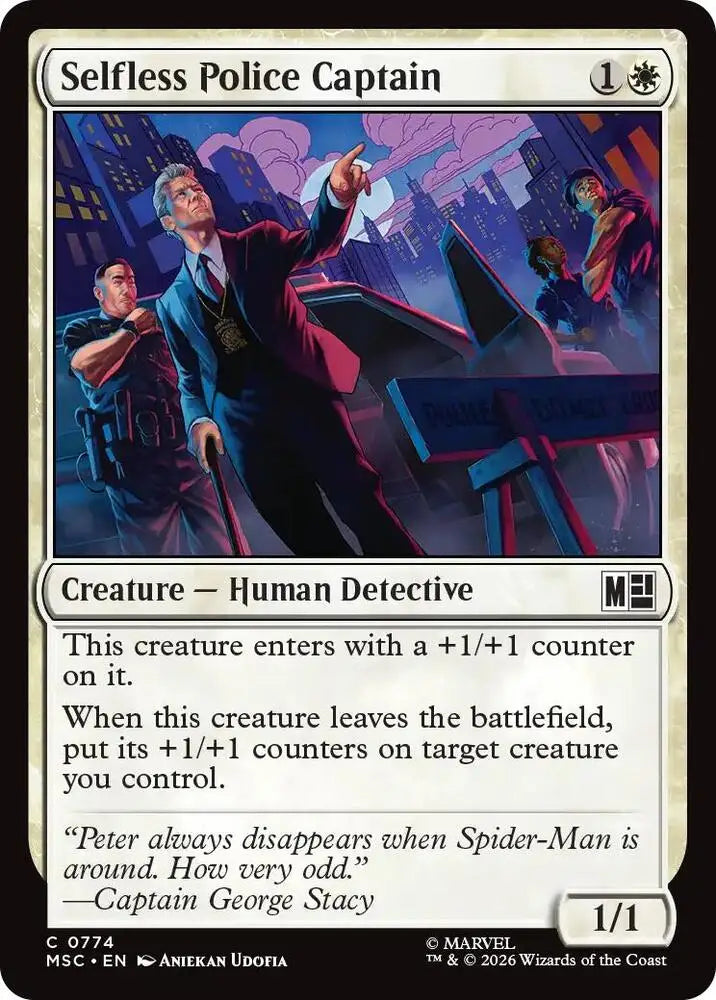 Selfless Police Captain (774) [Marvel Super Heroes Commander]