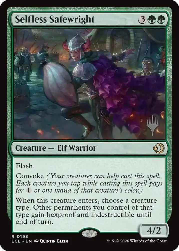 Selfless Safewright (193) [Lorwyn Eclipsed Promos]