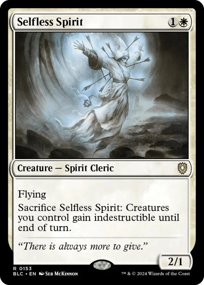 Selfless Spirit [Bloomburrow Commander] - MTG Single