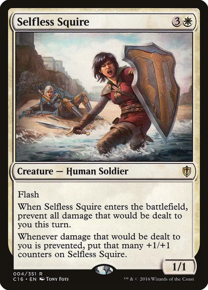 Selfless Squire [Commander 2016] - MTG Single