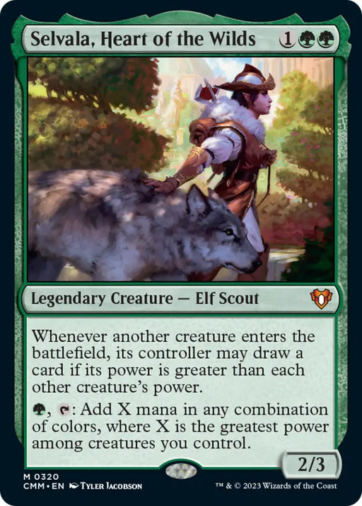Selvala Heart of the Wilds [Commander Masters] - MTG Single