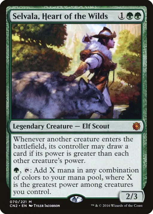 Selvala Heart of the Wilds [Conspiracy: Take the Crown] - MTG Single