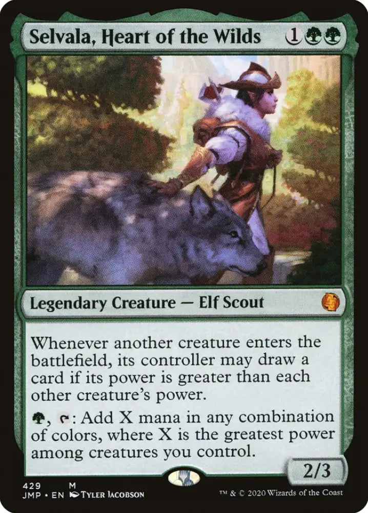 Selvala Heart of the Wilds [Jumpstart] - MTG Single