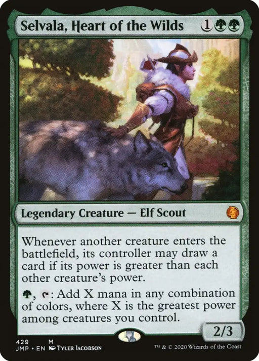 Selvala Heart of the Wilds [Jumpstart] - MTG Single