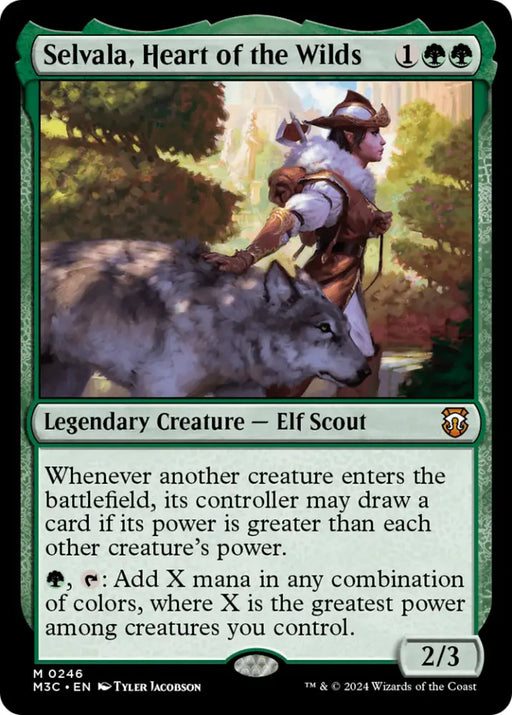 Selvala Heart of the Wilds [Modern Horizons 3 Commander] - MTG Single