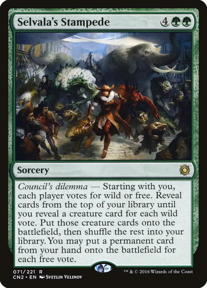 Selvala’s Stampede [Conspiracy: Take the Crown] - MTG Single