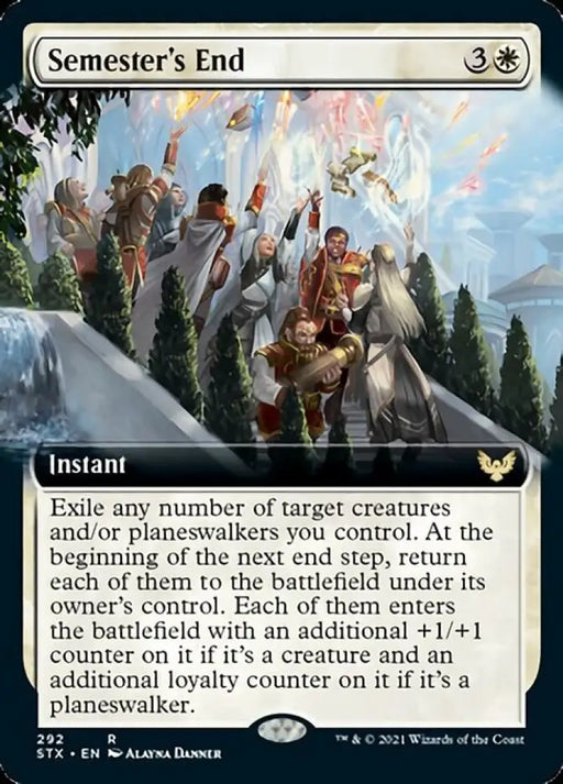Semester’s End (Extended Art) [Strixhaven: School of Mages] - MTG Single