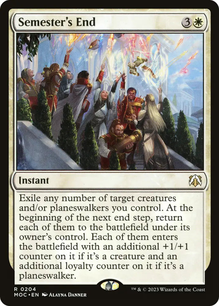 Semester’s End [March of the Machine Commander] - MTG Single