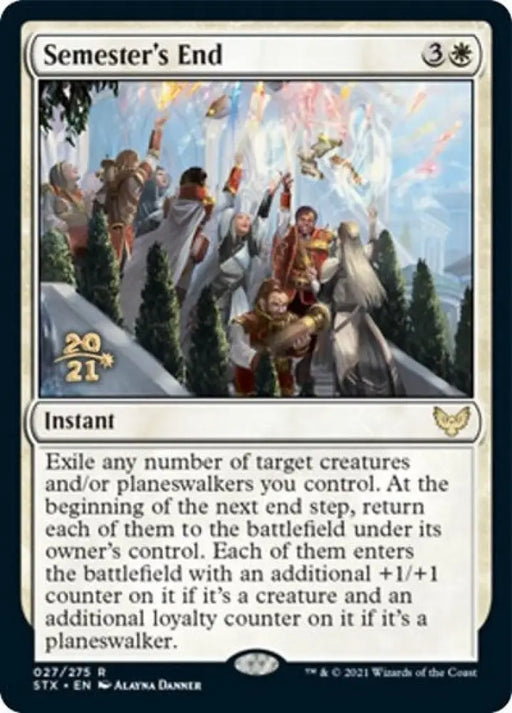 Semester’s End [Strixhaven: School of Mages Prerelease Promos] - MTG Single