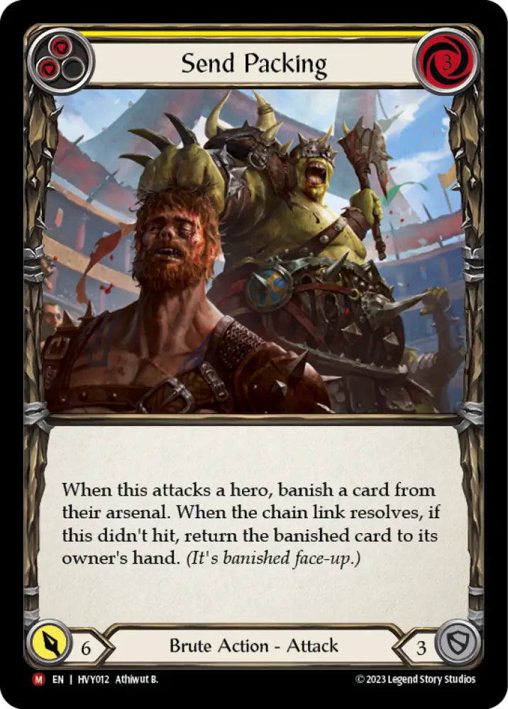 Send Packing [Heavy Hitters] - Flesh And Blood Single