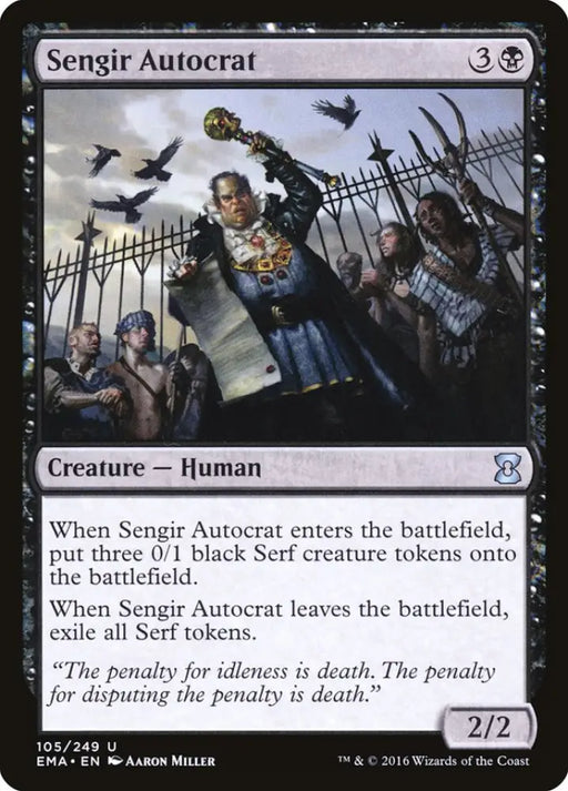Sengir Autocrat [Eternal Masters] - MTG Single