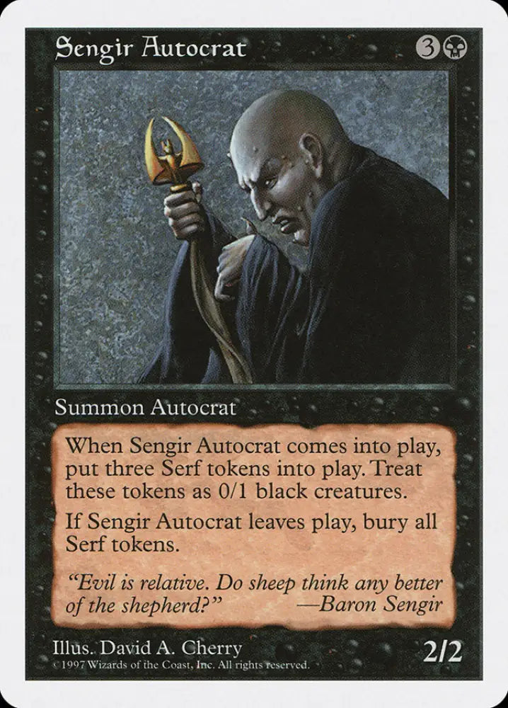 Sengir Autocrat [Fifth Edition] - MTG Single