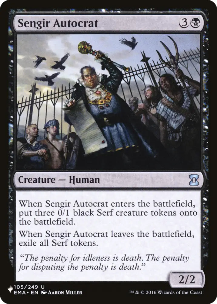 Sengir Autocrat [The List] - MTG Single