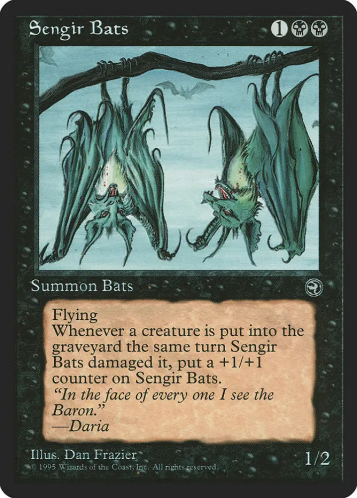 Sengir Bats (Daria Flavor Text) [Homelands] - MTG Single