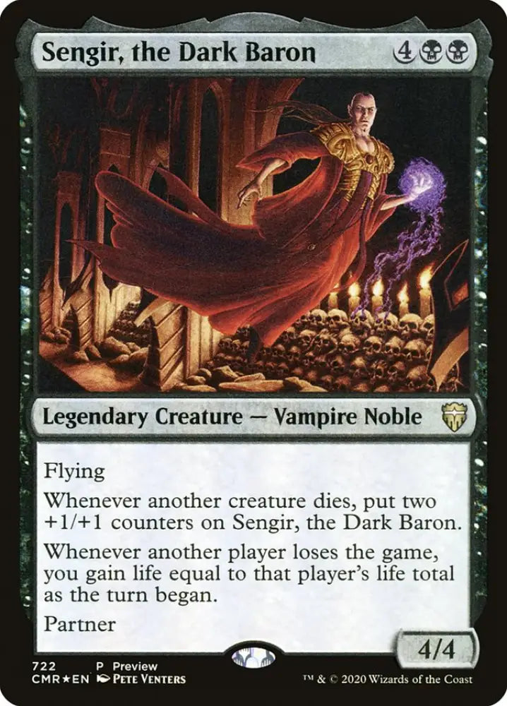 Sengir the Dark Baron [Commander Legends Promos] - MTG Single