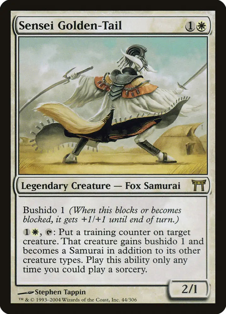 Sensei Golden-Tail [Champions of Kamigawa] - MTG Single