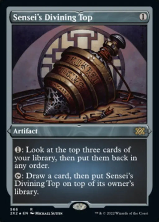 Sensei’s Divining Top (Foil Etched) [Double Masters 2022] - MTG Single