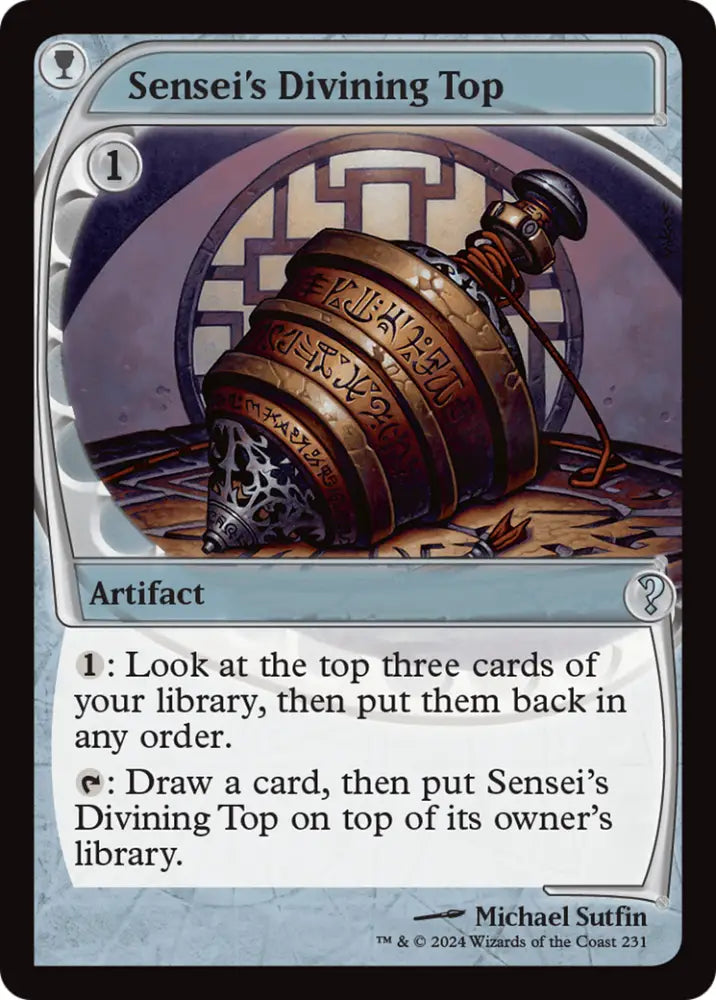 Sensei’s Divining Top (Future Sight) [Mystery Booster 2] - MTG Single