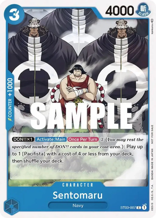 Sentomaru (Tournament Pack Vol. 3) [Participant] (ST03-007) [One Piece Promotion Cards]