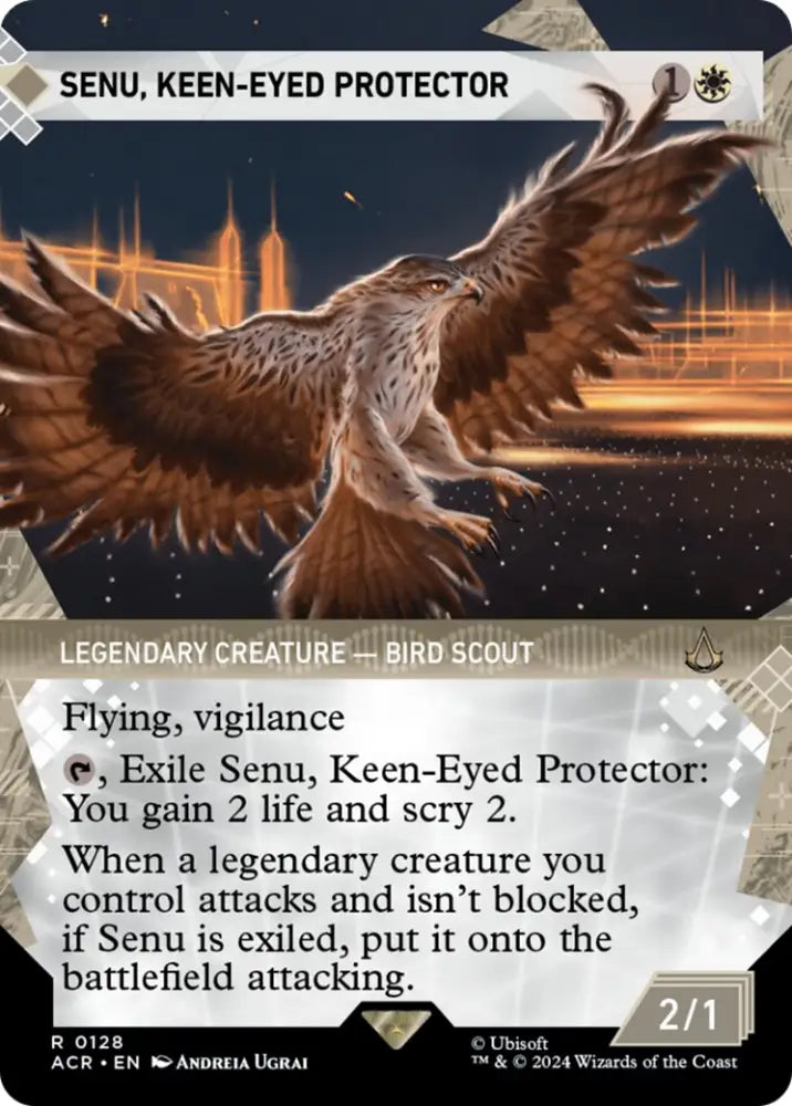 Senu Keen-Eyed Protector (Showcase) [Assassin’s Creed] - MTG Single