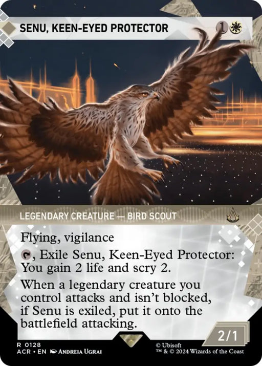 Senu Keen-Eyed Protector (Showcase) [Assassin’s Creed] - MTG Single