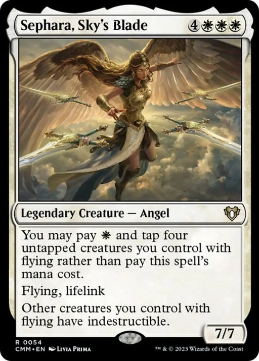 Sephara Sky’s Blade [Commander Masters] - MTG Single