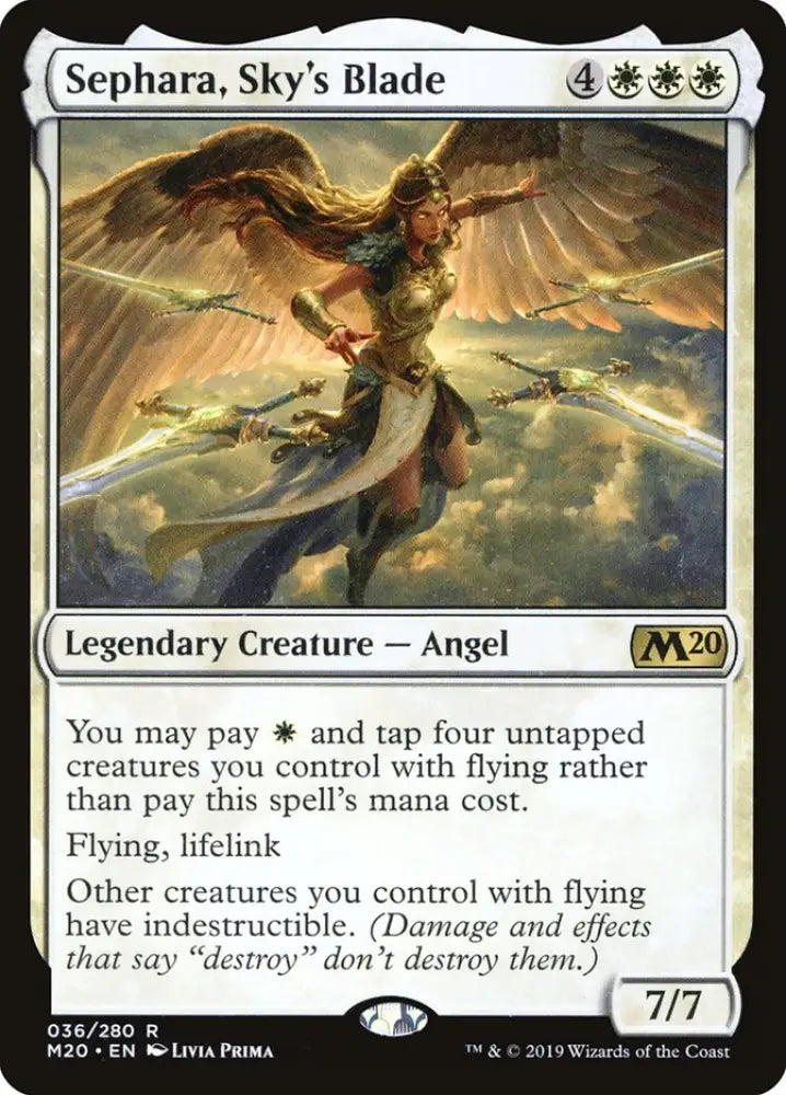 Sephara Sky’s Blade [Core Set 2020] - MTG Single
