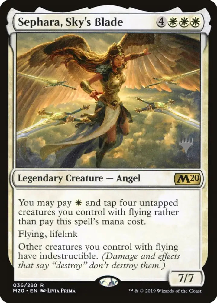 Sephara Sky’s Blade (Promo Pack) [Core Set 2020 Promos] - MTG Single