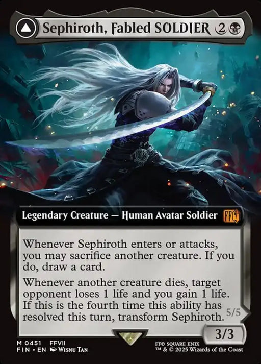 Sephiroth, Fabled SOLDIER // Sephiroth, One-Winged Angel (451) [Final Fantasy]