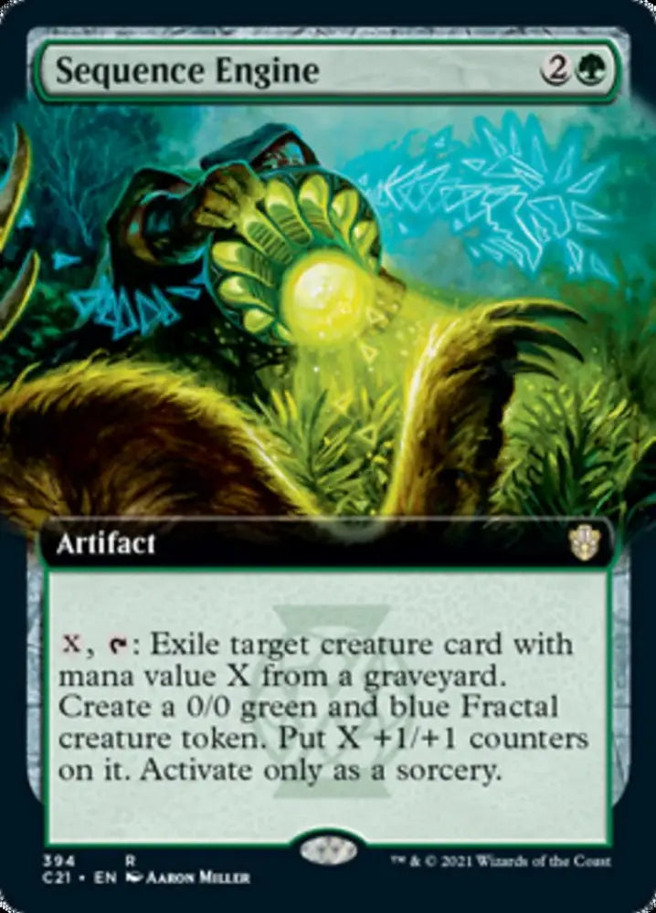Sequence Engine (Extended Art) [Commander 2021] - MTG Single