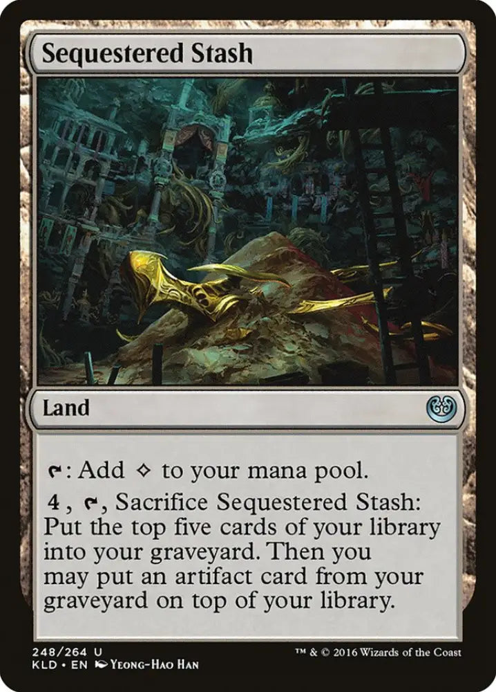 Sequestered Stash [Kaladesh] - MTG Single