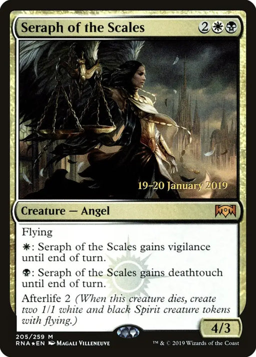 Seraph of the Scales [Ravnica Allegiance Prerelease Promos] - MTG Single