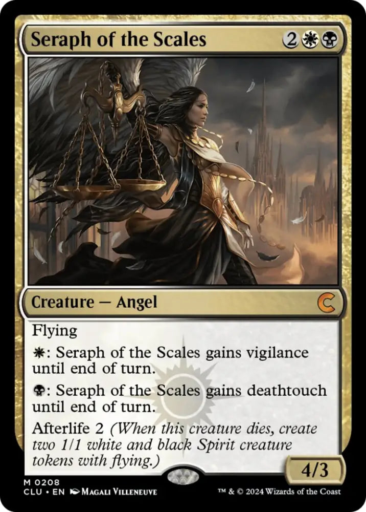 Seraph of the Scales [Ravnica: Clue Edition] - MTG Single