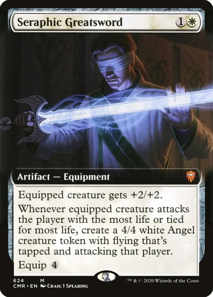 Seraphic Greatsword (Extended Art) [Commander Legends] - MTG Single