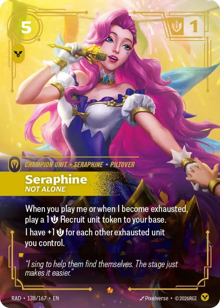 Seraphine, Not Alone (138/167) [Radiance]