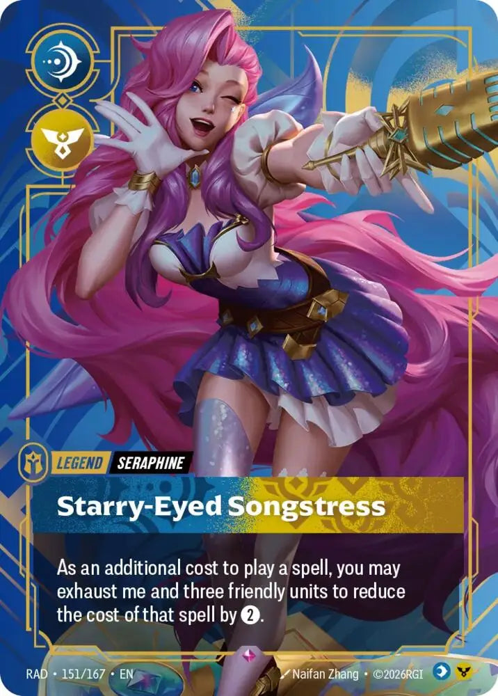 Seraphine, Starry-Eyed Songstress (151/167) [Radiance]