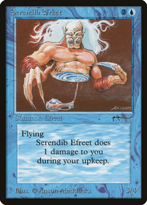 Serendib Efreet [Arabian Nights] - MTG Single
