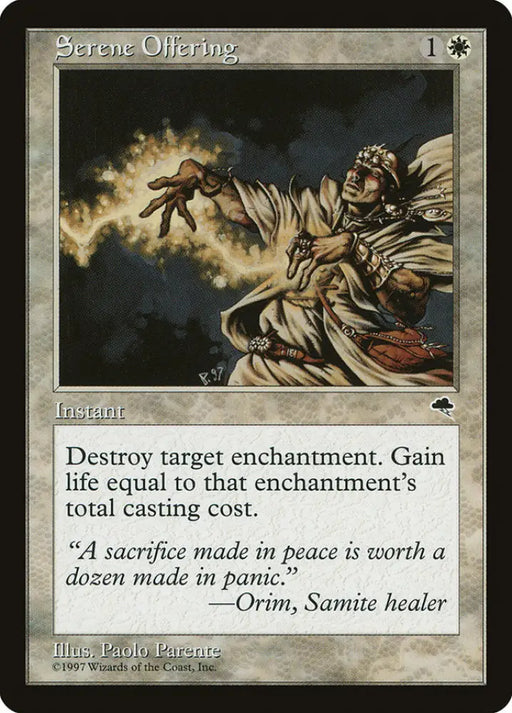 Serene Offering [Tempest] - MTG Single